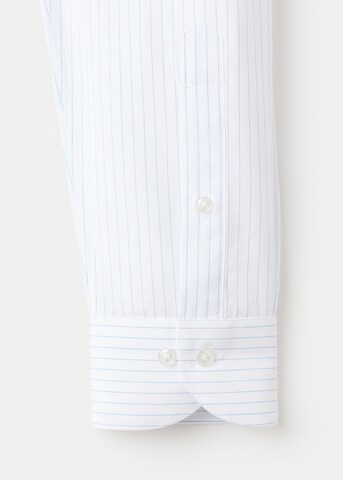 MANGO MAN Slim fit Button Up Shirt 'Begur' in White