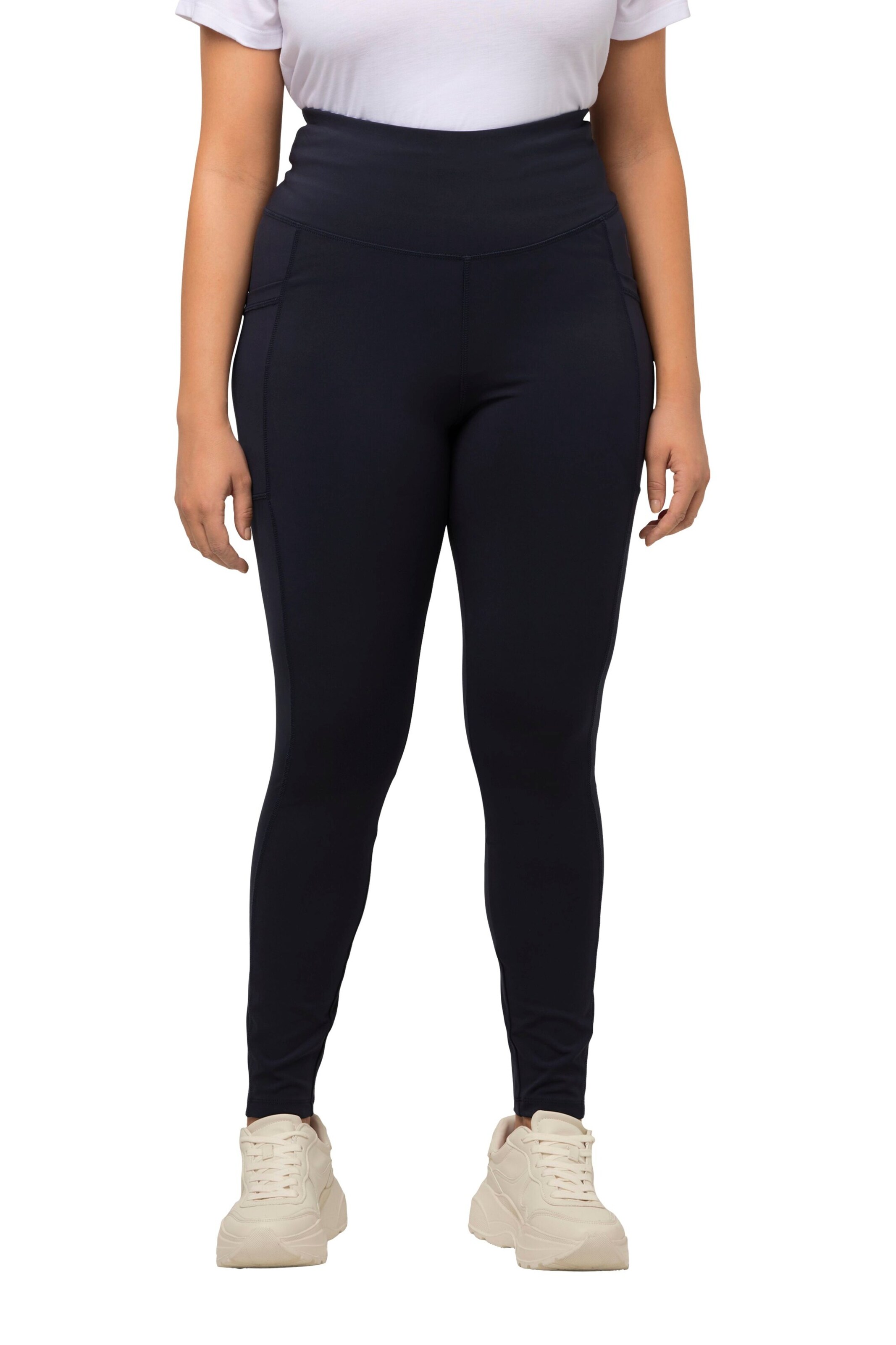 Ulla Popken Skinny Leggings in Blue: front