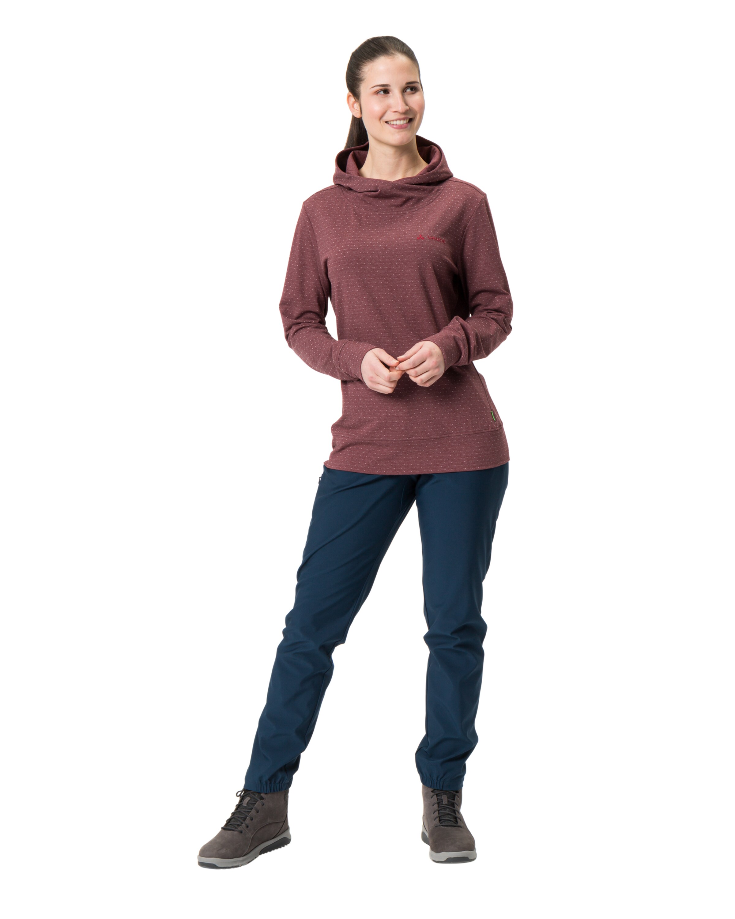 VAUDE Sports sweatshirt 'Tuenno' in Red