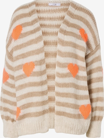 Hailys Oversized cardigan 'Ka44rena' in Beige: front