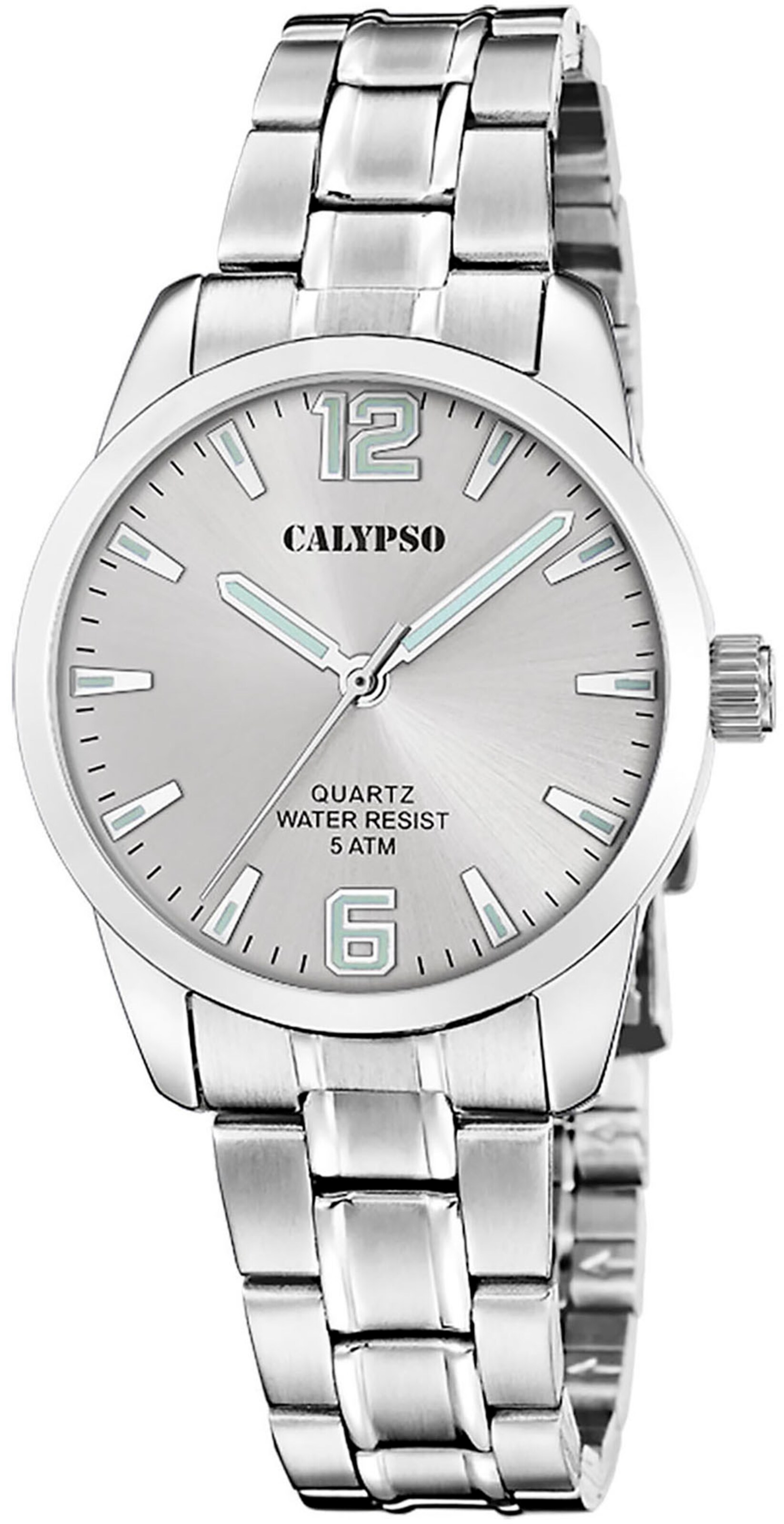 CALYPSO WATCHES Uhr in Silber: Vorderseite