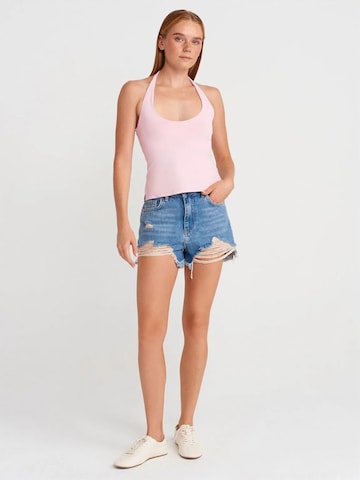 Top di Dilvin in rosa