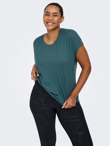Only Play Curvy - Camisa funcionais 'ONPAubree' em verde