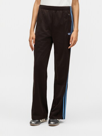 ADIDAS ORIGINALS Wide Leg Hose 'Firebird' in Braun: Vorderseite