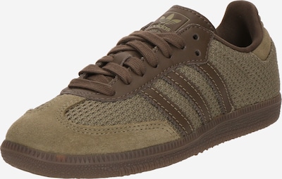 Sportbačiai be auliuko 'Samba' iš ADIDAS ORIGINALS, spalva – ruda / alyvuogių spalva, Prekių apžvalga