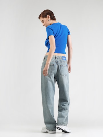 HUGO Loosefit Jeans 'Leni_B' in Blauw