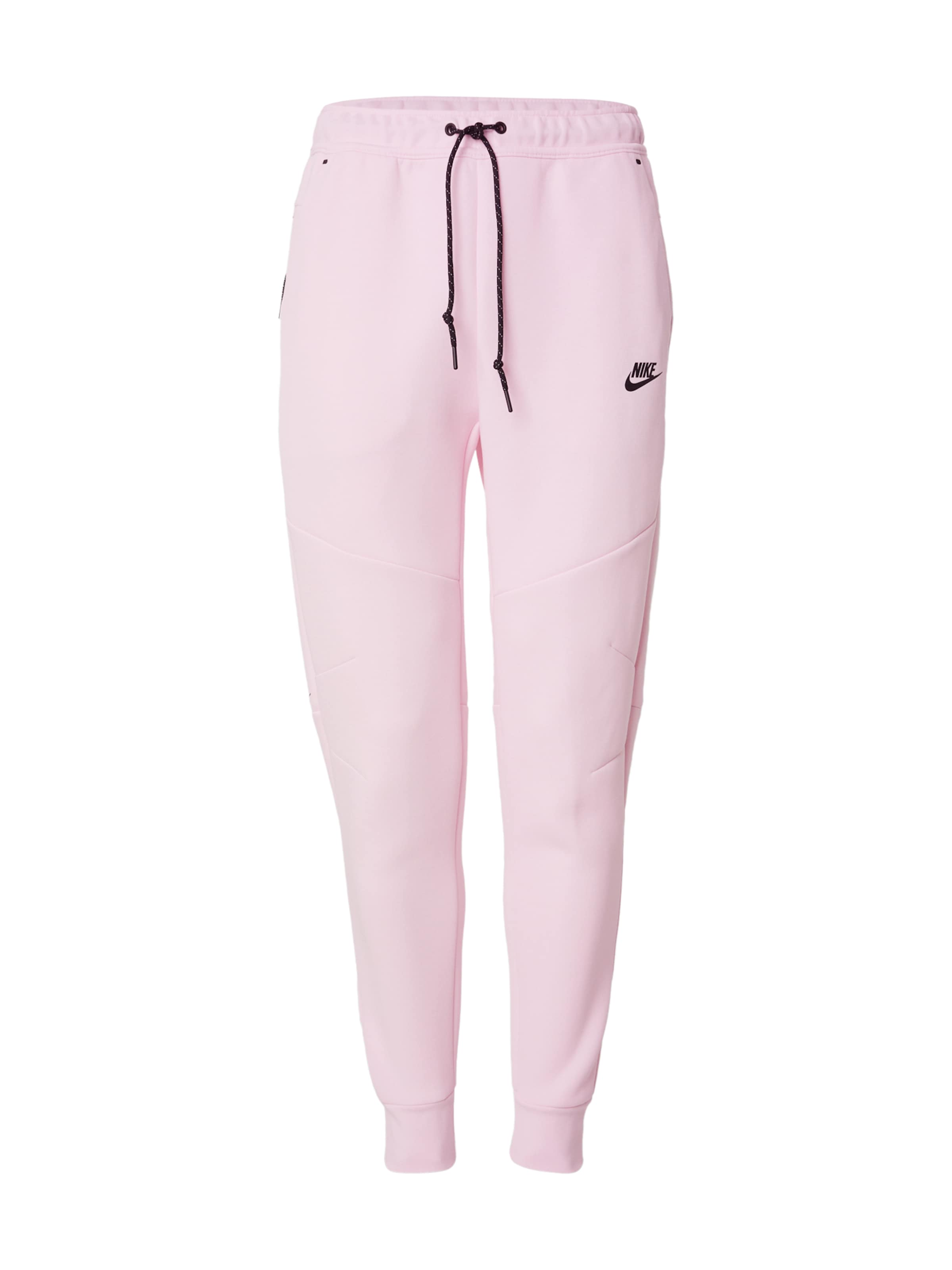 Nike Sportswear Tapered Trousers 'TCH FLC' in Pink: front