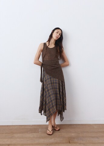 MANGO Skirt 'Pika' in Brown
