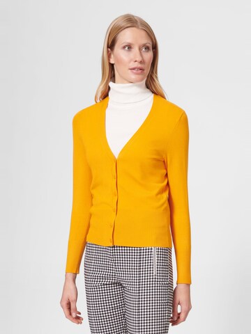 Cardigan MADELEINE en orange : devant