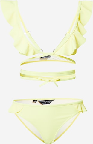 dzeltens Dorothy Perkins Trijstūra formas Bikini: no priekšpuses