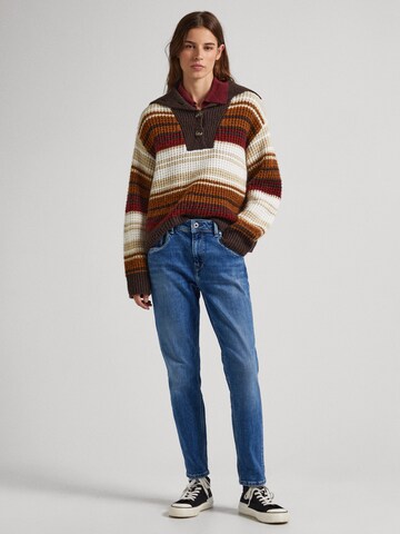 Pepe Jeans Tapered Τζιν 'VIOLET' σε μπλε