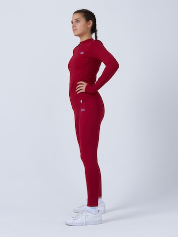 SPORTKIND Funktionsshirt 'Langarmshirt High-Neck'‌‌‌‌‌‌ in Rot