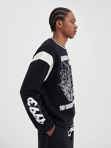 AND1 Sweatshirt in Schwarz