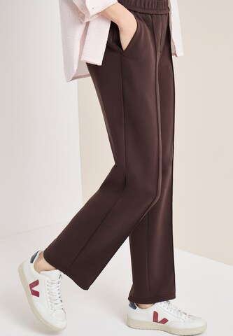 CECIL Loose fit Pants 'Neele' in Brown