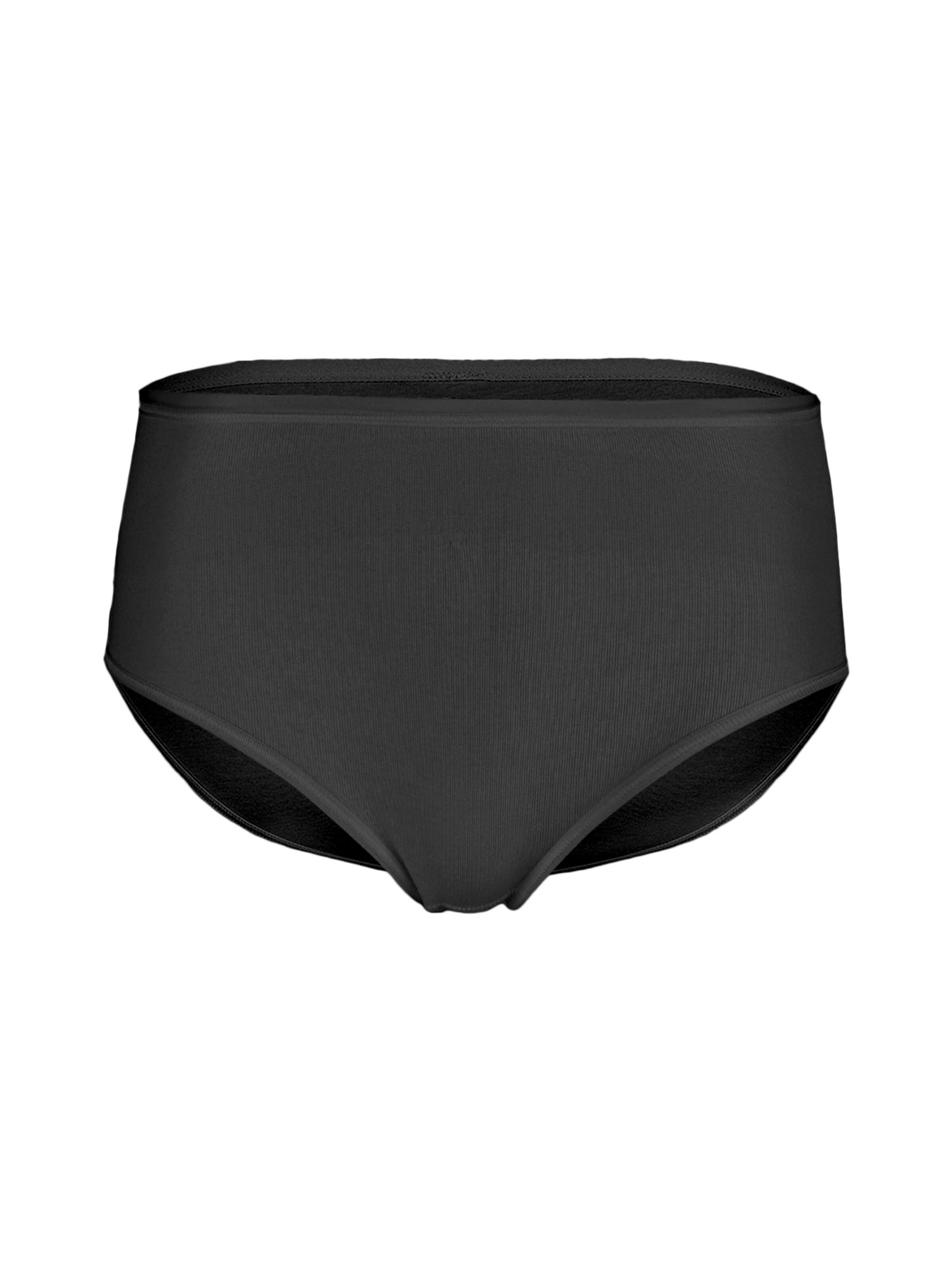 Nina von C. Panty 'Fine Cotton' in Black: front