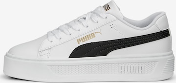 PUMA Σνίκερ χαμηλό 'Smash' σε λευκό: μπροστά