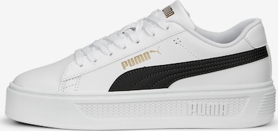 PUMA Sneakers laag 'Smash' in de kleur Goud / Zwart / Wit, Productweergave