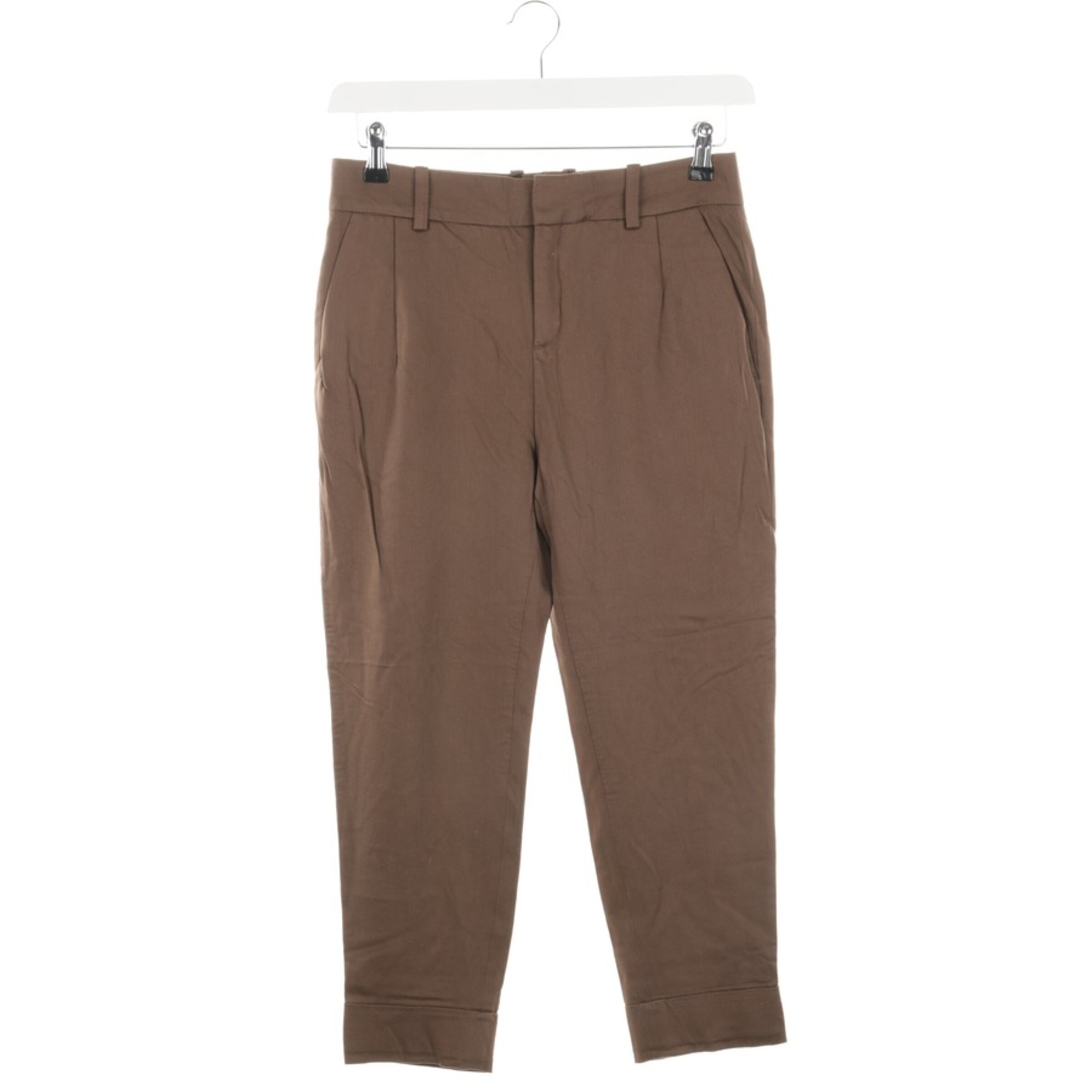 DRYKORN Pants in S in Brown: front