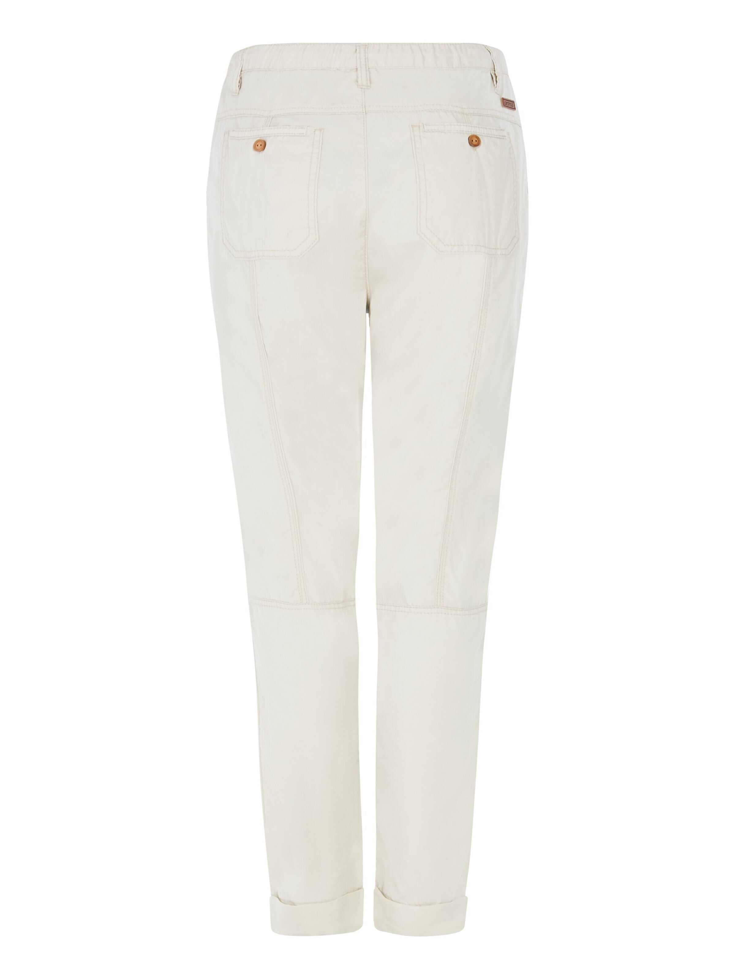 PROTEST Regular Pants 'PRTLeaf' in White