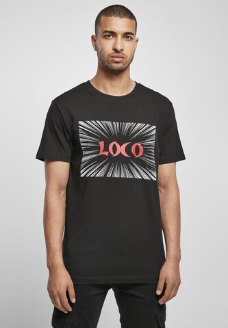 MT Men Shirt 'Loco' in Schwarz: Vorderseite