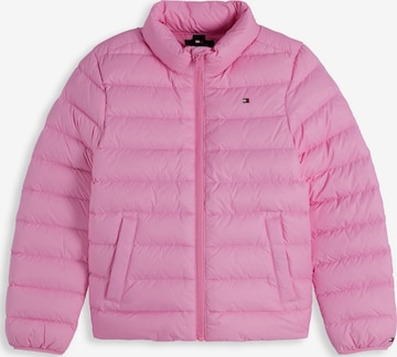 TOMMY HILFIGER Φθινοπωρινό και ανοιξιάτικο μπουφάν 'ESSENTIAL' σε ροζ: μπροστά