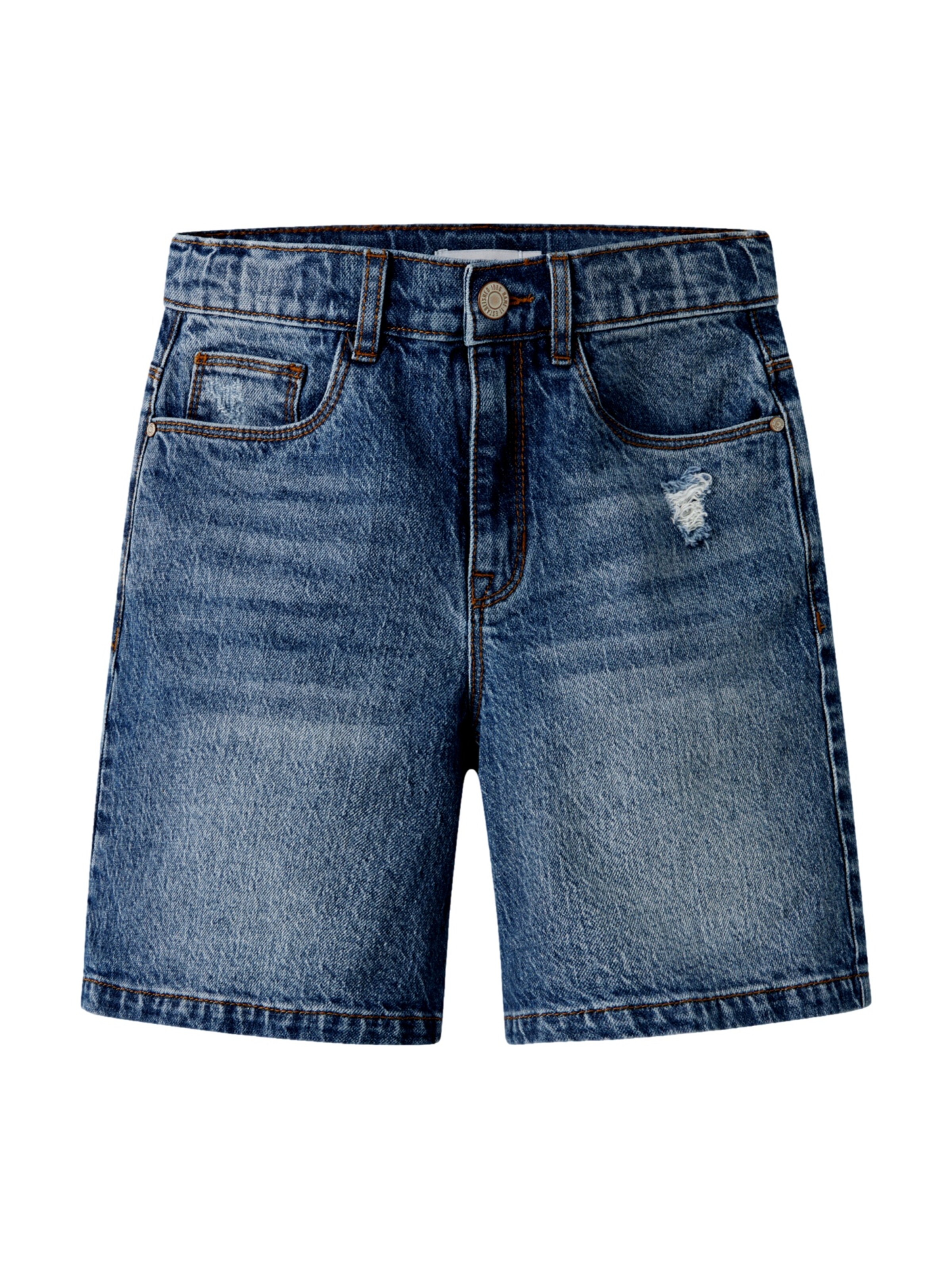 Regular Pantalon 'Rose' NAME IT en bleu : devant