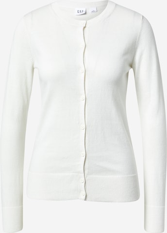 GAP Knit cardigan in White: front