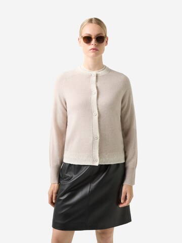 BOGNER Knit cardigan 'Lauren' in Beige: front