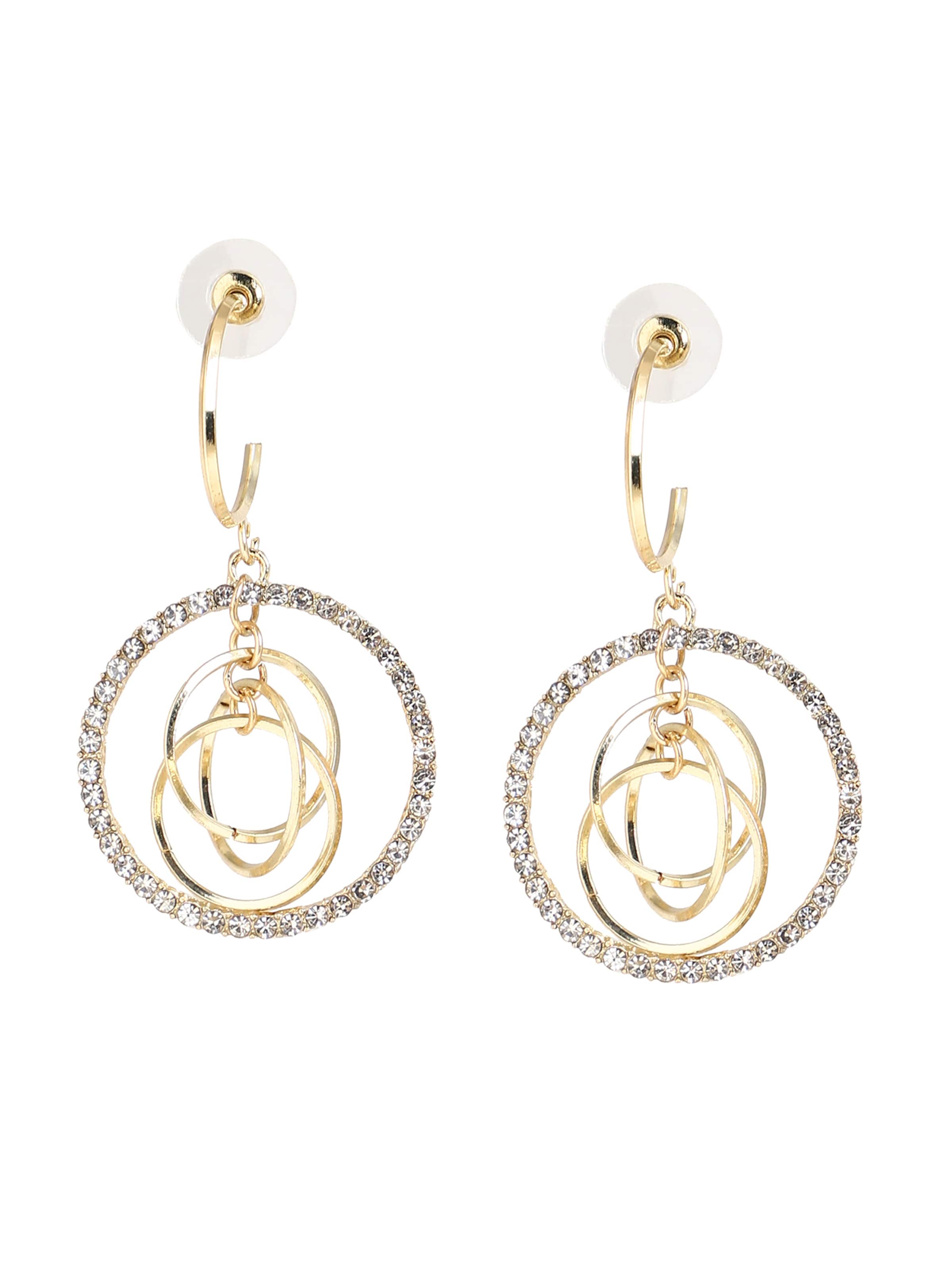 SOHI Örhängen ' Bryony ' i guld: framsida