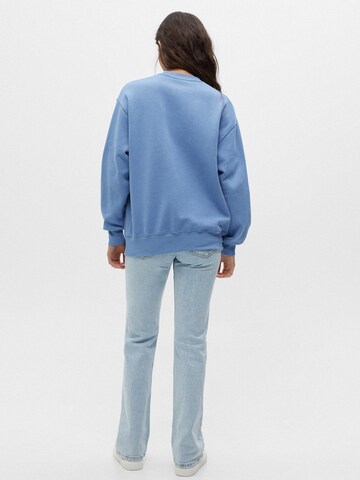 Pull&Bear Sweatshirt in Blau