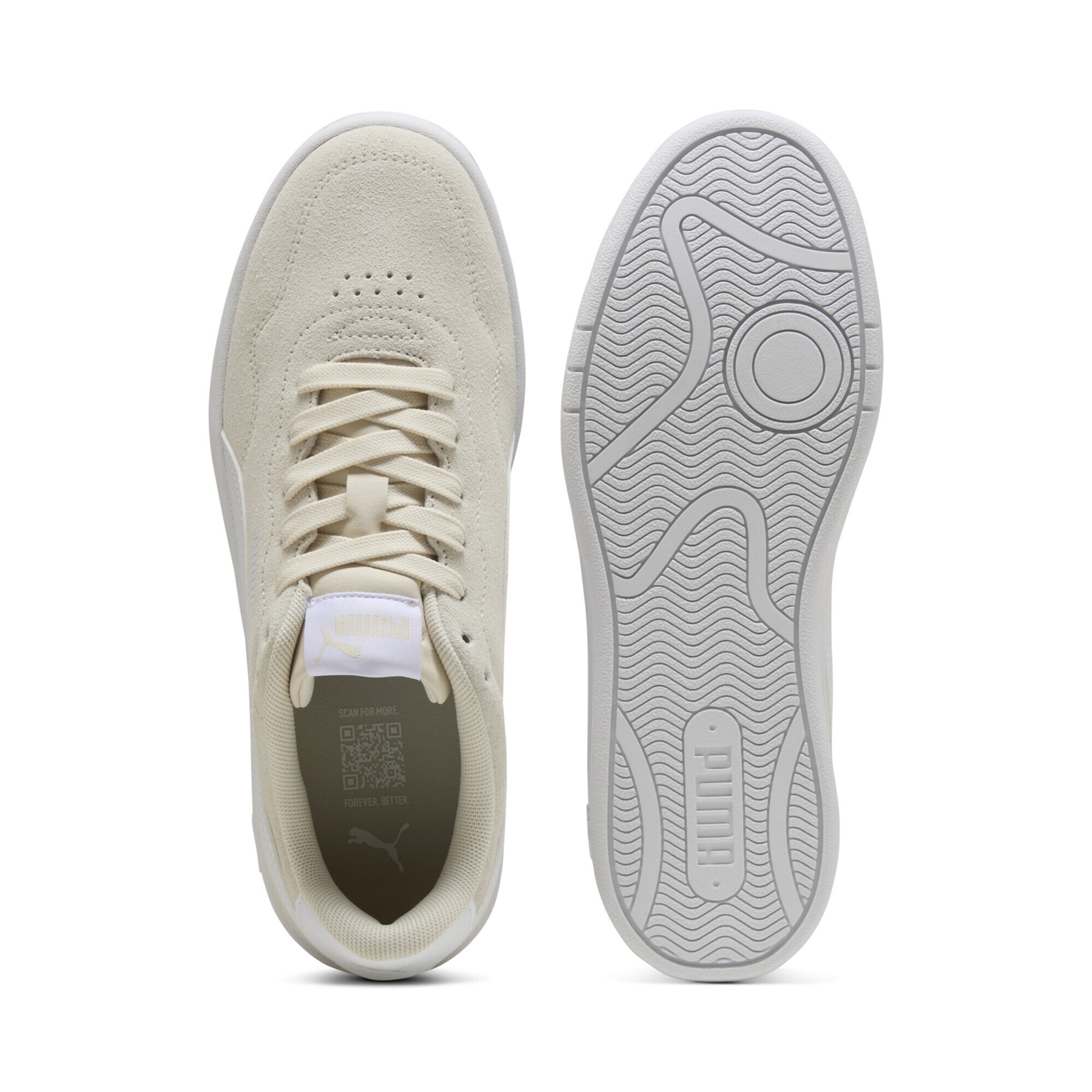 Baskets basses 'Court Lally' PUMA en blanc