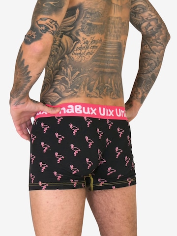 UNABUX Boxer shorts ' CAMEL CARAVANE Mix ' in Black