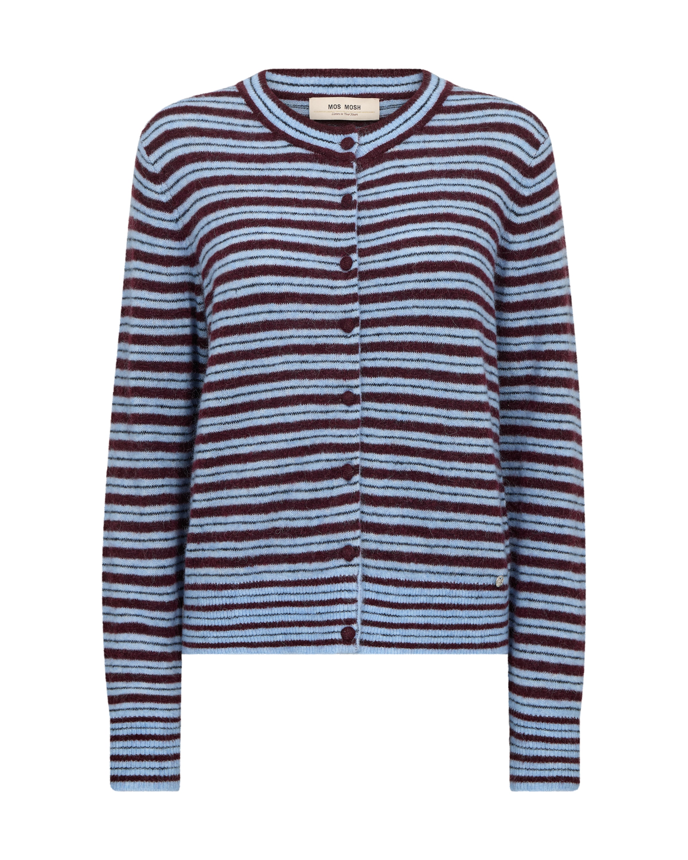 Cardigan MOS MOSH en bleu : devant