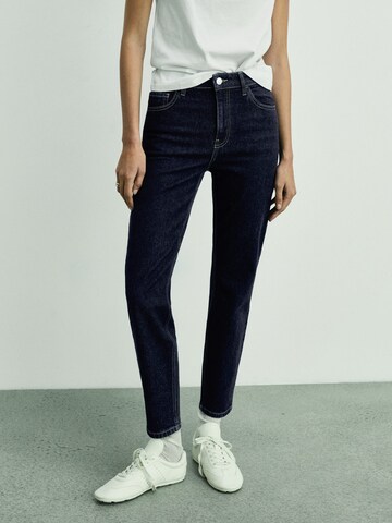 MANGO Regular Jeans 'NEWMOM' in Blue: front