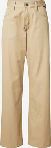 Loosefit Pantalon 'Judee' G-Star RAW en beige : devant