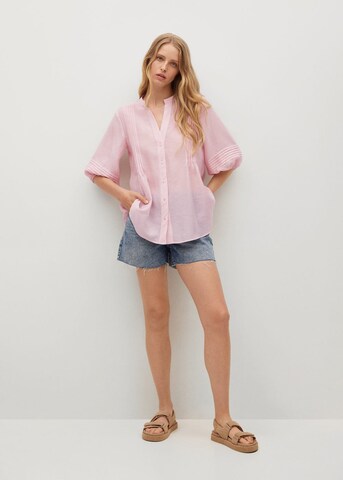 MANGO Bluse 'Stephy' i rosa