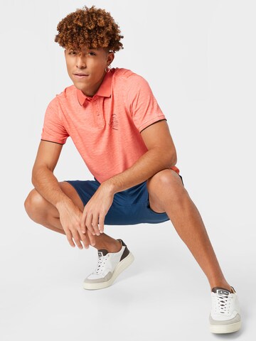 TOM TAILOR Poloshirt in Orange