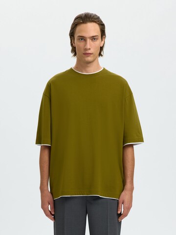 SELECTED Shirt in Green: front