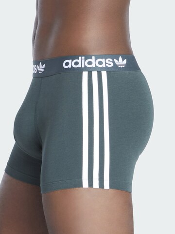 ADIDAS ORIGINALS Boxer shorts ' Comfort Flex Cotton 3 Stripes ' in Green