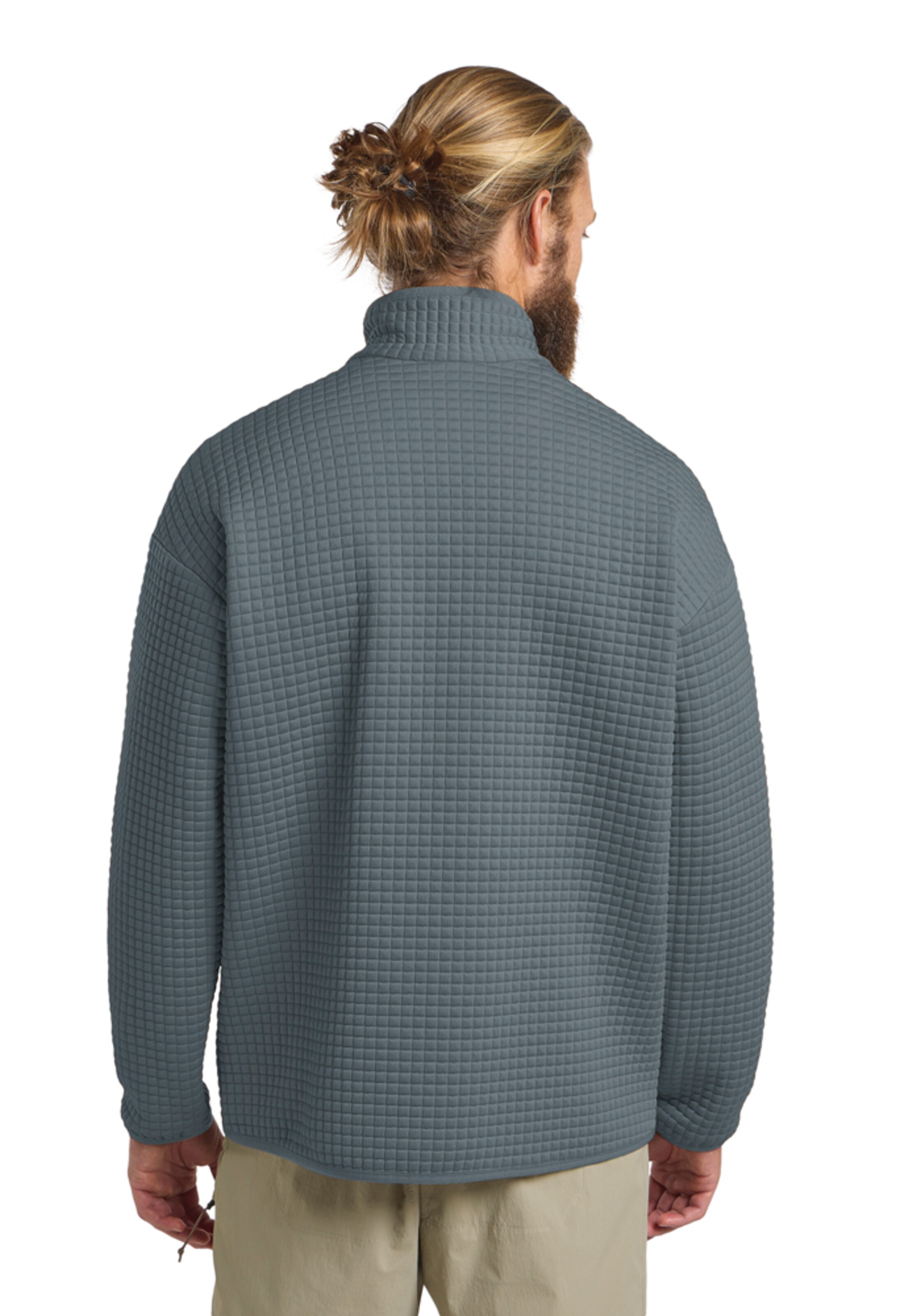 JACK WOLFSKIN Fleece Jacket in Blue