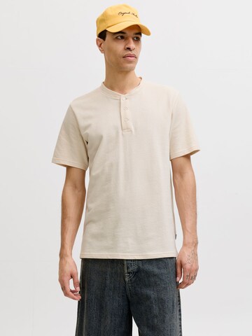 JACK & JONES T-shirt in Beige: Vorderseite