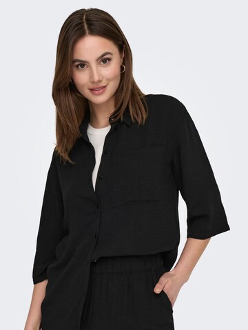 JDY Blouse 'Divya' in Zwart: voorkant