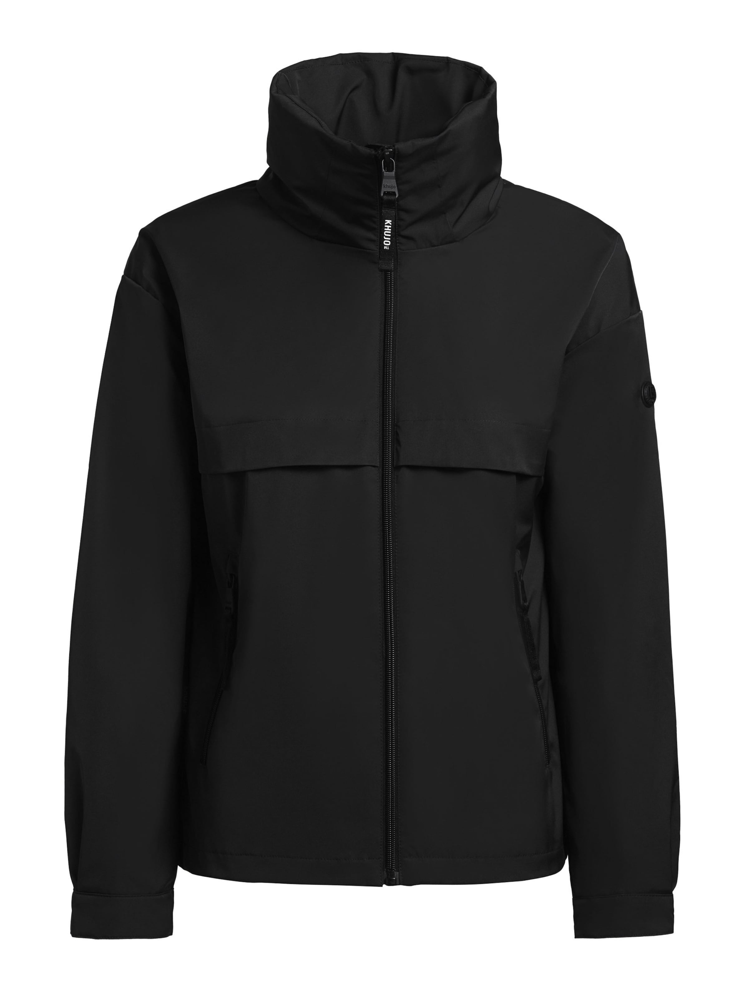 khujo Between-Season Jacket 'RAIBE' in Black: front