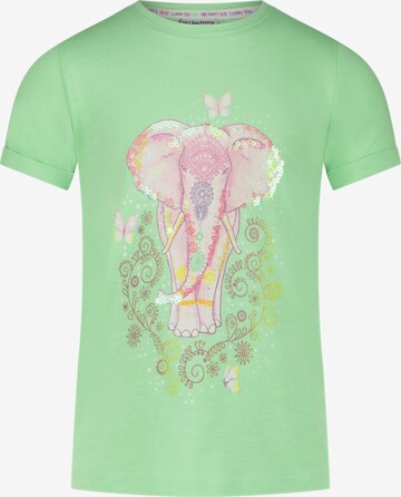 SALT AND PEPPER Shirt 'Bird Elefant' in Green