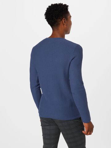 Coupe regular Pull-over 'Carlos' JACK & JONES en bleu