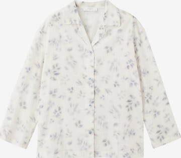 MANGO Schlafhemd 'Fluir' in Blau: Vorderseite