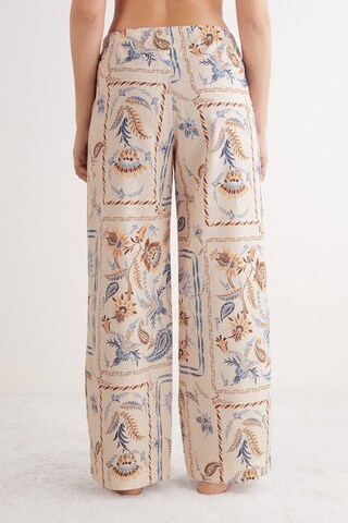 INTIMISSIMI Pajama Pants 'ITALIAN RIVIERA' in Beige