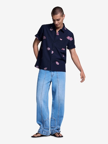 Desigual Wide Leg Farkut värissä sininen