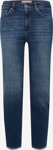 ONLY Curve Skinny Jeans 'BLUSH' in Blauw: voorkant