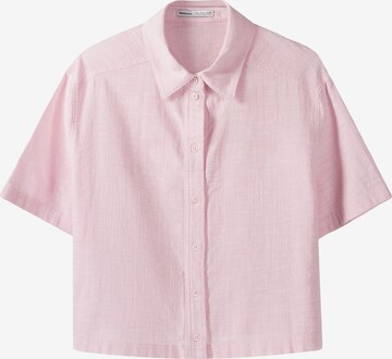 Bershka Bluse in Pink: predná strana